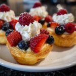 Mini vanilla berry cups
