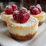 No-bake mini vanilla cheesecake