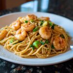 Shrimp and Brussels Sprouts Pasta