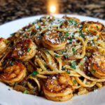 Shrimp and Caramelized Onion Pasta