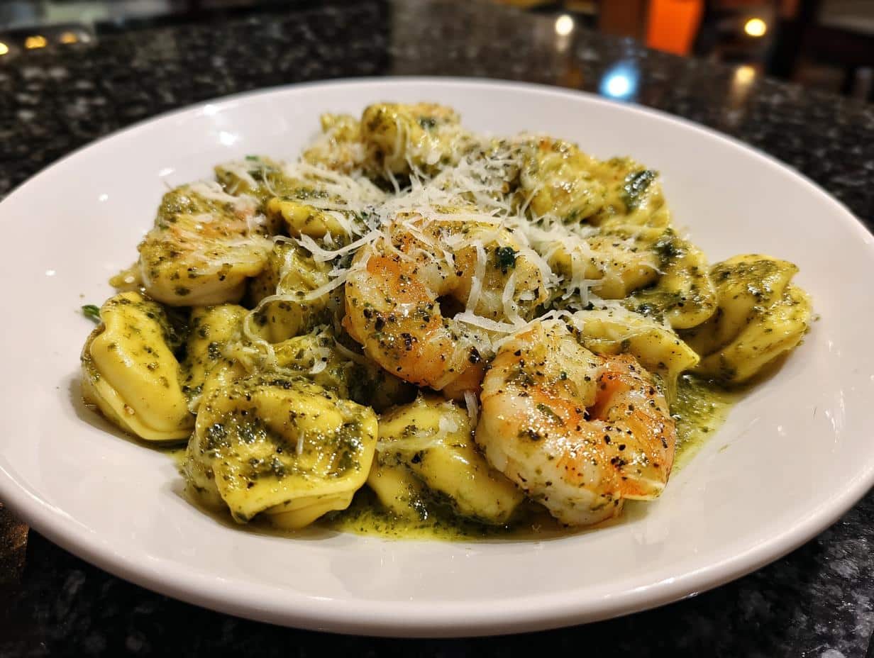 Shrimp and Pesto Tortellini