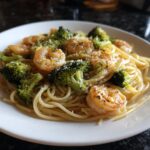 Shrimp and Roasted Broccoli Pasta