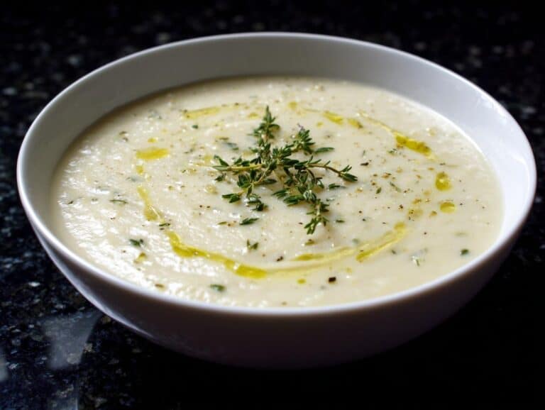 Creamy Vegan White Bean Soup