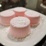 Mini pink aesthetic desserts