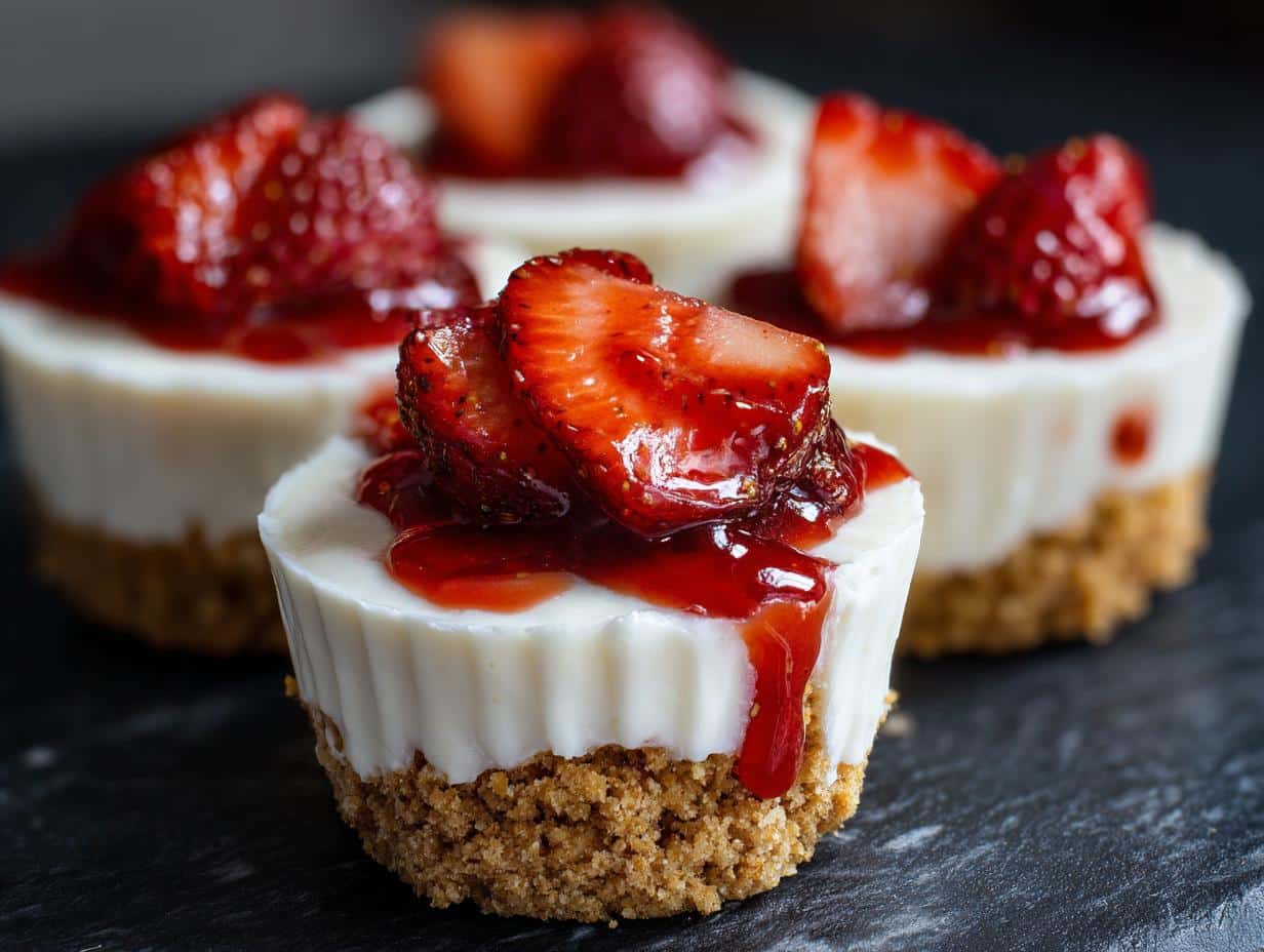 Strawberry Cheesecake Dessert Cups