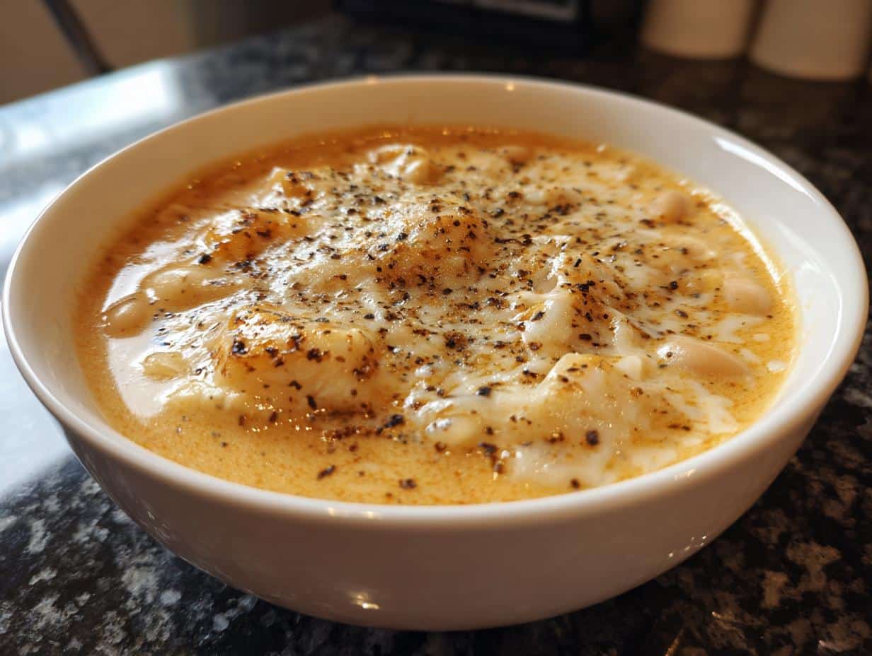 Viral Creamy Parmesan Bean Soup