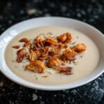 White Bean Soup with Crispy Shallots