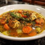Garlic Butter Chicken Soup Bowl