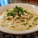 Green Chili Chicken Cream Soup