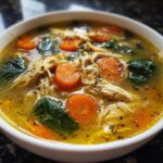 Lemon Rosemary Chicken Soup