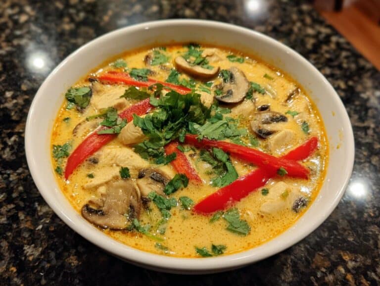 Thai Coconut Lime Chicken Soup
