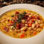 White Bean Soup with Balanced Acidity