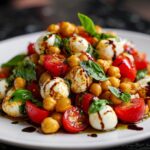 High-Protein Caprese Chickpea Salad