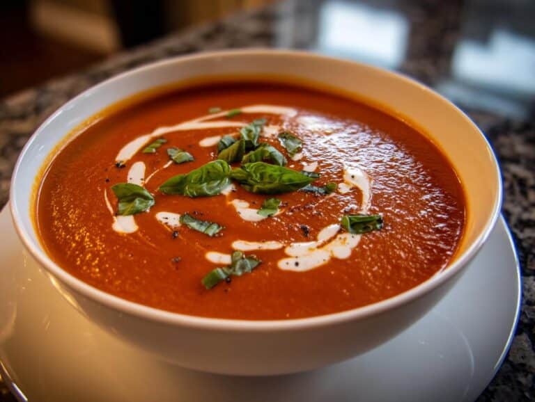 Creamy tomato soup