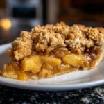 Apple crumble pie
