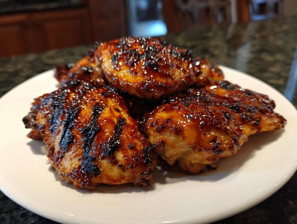 Grilled BBQ chicken